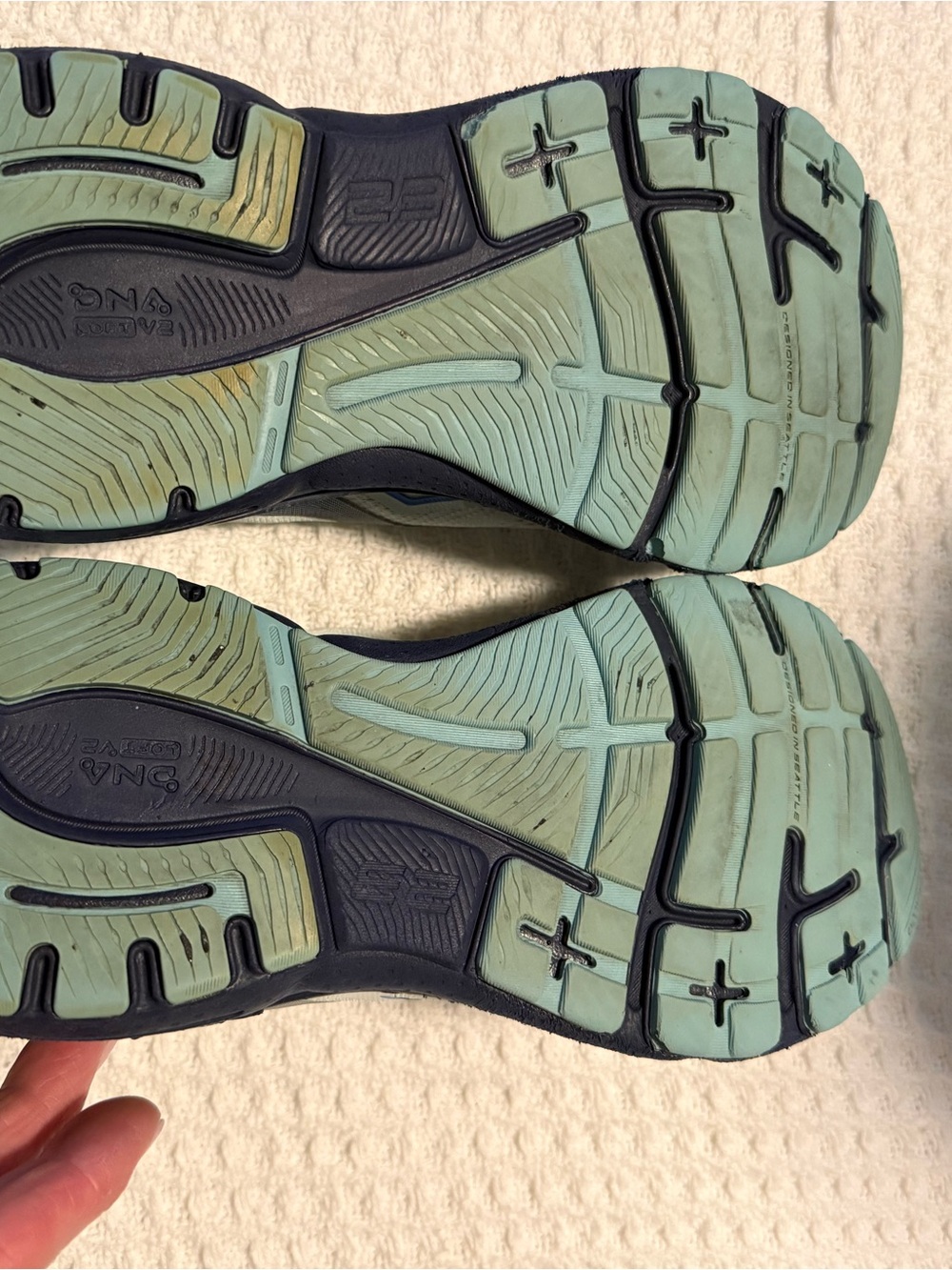 Brooks Adrenaline GTS 23 Running Shoes Women’s 9.5B Blue Gray Athletic Sneakers - Picture 9 of 9